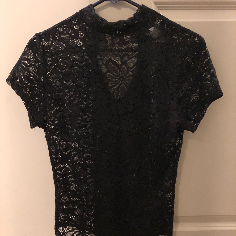 Lulu’s lace bodysuit